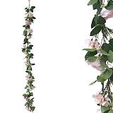 ΓΙΡΛΑΝΤΑ ME ΤΡΙΑΝΤΑΦΥΛΛΑ ΡΟΖ - Υ180cm 1/100ΚΙΒ