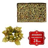 ΧΡΙΣΤΟΥΓΕΝΝΙΑΤΙΚΟ ΣΤΕΦΑΝΑΚΙ ΚΗΡΟΠΗΓΙΟΥ ΜΠΙΛΙΕΣ (ΕΣ.Φ2 - ΕΞ.Φ10cm) 24/ΚΙΒ