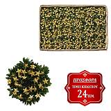 ΧΡΙΣΤΟΥΓΕΝΝΙΑΤΙΚΟ ΣΤΕΦΑΝΑΚΙ ΚΗΡΟΠΗΓΙΟΥ ΑΣΤΕΡΑΚΙ (ΕΣ.Φ3 - ΕΞ.Φ8cm) 24/ΚIB