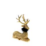 ΧΡΙΣΤΟΥΓΕΝΝΙΑΤΙΚΟΣ ΠΟΛΥΕΣΤΕΡΙΚΟΣ ΤΑΡΑΝΔΟΣ ΧΡΥΣΟΣ  ΜΕ ΠΟΠΟΥΛΟ ΛΕΥΚΟ  17Χ8Χ21ΕΚ