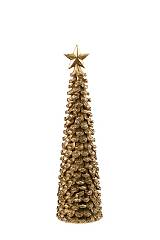 ΧΡΙΣΤΟΥΓΕΝΝΙΑΤΙΚΟ ΔΕΝΤΡΟ ΠΛΟΥΕΣΤΕΡΙΚΟ ΚΟΥΚΟΥΝΑΡΙ ΧΡΥΣΟ 10Χ10Χ38ΕΚ