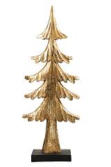 ΧΡΙΣΤΟΥΓΕΝΝΙΑΤΙΚΟ ΠΟΛΥΕΣΤΕΡΙΚΟ ΔΕΝΤΡΟ ΠΛΑΚΕ ΧΡΥΣΟ ΜΕ ΜΑΥΡΗ ΒΑΣΗ 15Χ5Χ40,5ΕΚ