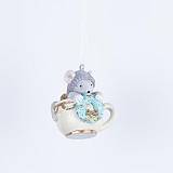 ΣΤΟΛΙΔΙ ΠΟΛΥΡΕΖΙΝ, ΦΛΥΤΖΑΝΑΚΙ ΜΕ ΠΟΝΤΙΚΑΚΙ, ΛΕΥΚΟ, 4x5x5.5cm