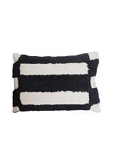 Μαξιλάρι βαμβ.μαύρο/άσπρο 40Χ60cm