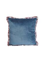 Μαξιλάρι βελούδο μπλε 45Χ45cm