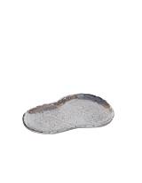 Πιατέλα μεταλ. Ασημί 15x10,5Η1cm