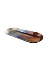 Πιατέλα μεταλ.μπρονζέ 81Χ29 Η5,5cm