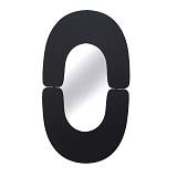 ARCHES ΚΑΘΡΕΠΤΗΣ ΜΑΥΡΟ ΜΑΤ 54x1,5xH95cm