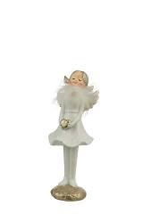 ΠΟΛΥΕΣΤΕΡΙΚΗ ΝΕΡΑΙΔΑ ΛΕΥΚΗ ΧΡΥΣΗ ΜΕ ΚΑΡΔΙΑ 5,5Χ5,5Χ15ΕΚ