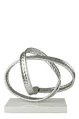 ΜΕΤΑΛΛΙΚΟ ΔΙΑΚΟΣΜΗΤΙΚΟ ΑΣΗΜΙ ΜΕ ΜΑΡΜΑΡΙΝΗ ΛΕΥΚΗ ΒΑΣΗ 22Χ12Χ18ΕΚ