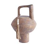 FENDRA ΒΑΖΟ ΚΕΡΑΜΙΚΟ TERRACOTTA ΓΚΡΙ 23x23x35