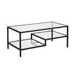 STEP COFFEE TABLE ΜΕΤΑΛΛΟ ΜΑΥΡΟ ΜΕΤΑΛΛΟ 110x50x42