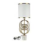 ΠΟΡΤΑΤΙΦ ΧΡΥΣΟ  ΜΕ ΛΕΥΚΟ ΚΑΠΕΛΟ ΚΑΙ ΧΡΥΣΕΣ ΡΙΓΕΣ ΜΕ ΜΑΡΜΑΡΙΝΗ ΛΕΥΚΗ ΒΑΣΗ 422Χ67ΕΚ