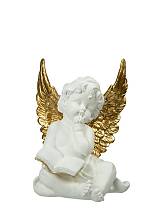 ΧΡΙΣΤΟΥΓΕΝΝΙΑΤΙΚΟΣ ΠΟΛΥΕΣΤΕΡΙΚΟΣ ΑΓΓΕΛΟΣΛΕΥΚΟΣ ΜΕ ΧΡΥΣΑ ΦΤΕΡΑ 12,5Χ12Χ17ΕΚ