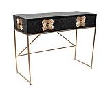 ΕΠΙΠΛΟ ΚΟΝΣΟΛΑ MDF ΜΑΥΡΗ ΧΡΥΣΗ 100Χ39Χ77ΕΚ