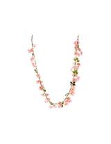 Γιρλάντα άνθη έντελβάις ροζ Η150cm