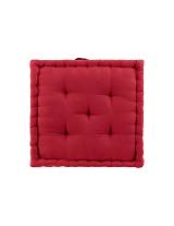 Μαξιλάρι matress βαμβ.50Χ50Χ10 κόκκινο