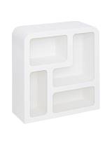 Ραφιέρα λευκή 75 x 30 x 85 cm