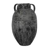 LAVA ΒΑΖΟ 30x30x50 ΜΕΤΑΛΛΟ ΜΑΥΡΟ ΓΚΡΙ