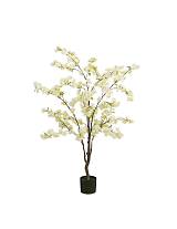Δέντρο λευκά λουλούδια  σε κασπώ Φ40Η138cm