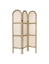 Παραβάν ξύλ.φυσικό με ψάθα 120x170cm