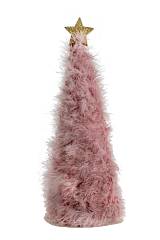 ΔΕΝΤΡΟ ΧΡΙΣΤΟΥΓΕΝΝΙΑΤΙΚΟ ΠΟΥΠΟΥΛΟ ΡΟΖ ΜΕ ΧΡΥΣΟ ΑΣΤΕΡΙ 12Χ12Χ36ΕΚ