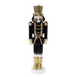 ΧΡΙΣΤΟΥΓΕΝΝΙΑΤΙΚΟΣ ΔΙΑΚΟΣΜΗΤΙΚΟΣ ΚΑΡΥΟΘΡΑΥΣΤΗΣ ΜΑΥΡΟΣ ΧΡΥΣΟΣ 8,5Χ6,5Χ30ΕΚ