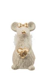 ΧΡΙΣΤΟΥΓΕΝΝΙΑΤΙΚΟ ΠΟΝΤΙΚΙ ΤΕΡΑΚΟΤΑ ΜΠΕΖ ΜΕ ΡΟΖ ΧΡΥΣΟ 11Χ10,5Χ20ΕΚΕΚ