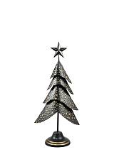 ΜΕΤΑΛΛΙΚΟ ΔΕΝΤΡΟ ΜΕ ΑΣΤΕΡΙΑ ΜΑΥΡΟ ΧΡΥΣΟ 26Χ15Χ58,5ΕΚ