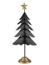 ΜΕΤΑΛΛΙΚΟ ΧΡΙΣΤΟΥΓΕΝΝΙΑΤΙΚΟ ΔΕΝΤΡΟ ΜΑΥΡΟ  ΧΡΥΣΟ  ΣΦΥΡΙΛΑΤΟ 32Χ17,5Χ78,5ΕΚ