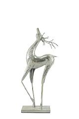 ΧΡΙΣΤΟΥΓΕΝΝΙΑΤΙΚΟΣ ΤΑΡΑΝΔΟΣ ΜΕΤΑΛΛΙΚΟΣ ΑΣΗΜΙ ΣΕ ΒΑΣΗ  24,5Χ10Χ55,5ΕΚ