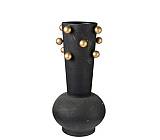 ΜΕΤΑΛΛΙΚΟ ΒΑΖΟ ΜΕ ΜΠΙΛΙΕΣ ΧΡΥΣΕΣ ΜΑΥΡΟ ΑΝΤΙΚΕ ΜΕ ΧΡΥΣΟ 20Χ20Χ39,5ΕΚ