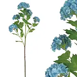 ΚΛΑΔΙ ΟΡΤΑΝΣΙΑ REAL TOUCH ΓΑΛΑΖΙΟ ΜΕ 5 ΚΛΑΔΙΑ ~ 5 ΛΟΥΛΟΥΔΙΑ - Υ72cm 12/120ΚΙΒ