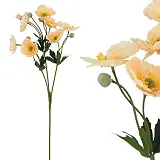 ΚΛΑΔΙ ΠΑΠΑΡΟΥΝΑ REAL TOUCH ΣΟΜΟΝ ΜΕ 3 ΚΛΑΔΙΑ ~ 8 ΛΟΥΛΟΥΔΙΑ - Y65cm 24/288ΚΙΒ