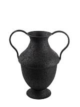 ΜΕΤΑΛΛΙΚΟ ΒΑΖΟ ΑΜΦΟΡΕΑΣ ΜΑΥΡΟΣ 27,5Χ20Χ32,5ΕΚ