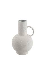 ΜΕΤΑΛΛΙΚΟ ΒΑΖΟ ΜΕ ΧΕΡΟΥΛΙ ΛΕΥΚΟ 19,5Χ18,5Χ28ΕΚ