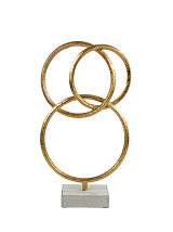 ΜΕΤΑΛΛΙΚΟ ΔΙΑΚΟΣΜΗΤΙΚΟ ΧΡΥΣΟ ΣΕ ΒΑΣΗ ΛΕΥΚΗ 20Χ8Χ34,5ΕΚ