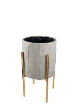 ΜΕΤΑΛΛΙΚΟ ΚΑΣΠΟ ΜΠΕΖ ΜΕ ΧΡΥΣΑ ΠΟΔΙΑ 26Χ47,5ΕΚ