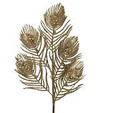 ΚΛΑΔΙ ΦΤΕΡΑ ΠΑΓΩΝΙΟΥ ΧΡΥΣΟ GLITTER