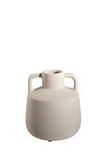 ΒΑΖΟ ΚΕΡΑΜΙΚΟ ΜΕ ΧΕΡΟΥΛΙ ΛΕΥΚΟ 15,5Χ15,5Χ20,5ΕΚ