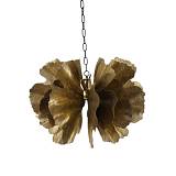 BLOSSOM ΦΩΤΙΣΤΙΚΟ ΚΡΕΜΑΣΤΟ 71x71x50 ΜΕΤΑΛΛΟ BROWN GOLD