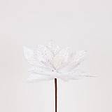 ΛΟΥΛΟΥΔΙ ΛΕΥΚΟ, ΜΕ ΛΕΥΚΕΣ ΧΑΝΤΡΕΣ, 27x15cm