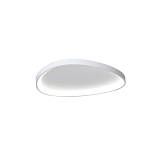 Inlight Πλαφονιέρα οροφής LED 25W 3CCT από λευκό μέταλλο και ακρυλικό D:61,5x5cm (42043-White)