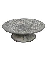 Δίσκος με πόδι vintage zinc Φ31Χ11