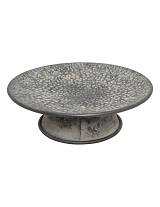Δίσκος με πόδι vintage zinc Φ36,5Χ13
