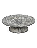 Δίσκος με πόδι vintage zinc Φ41,5Χ15