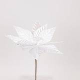 ΛΟΥΛΟΥΔΙ ΛΕΥΚΟ ΜΕ ΛΕΥΚΕΣ ΠΕΡΛΕΣ, 30x30cm