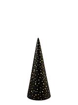 ΓΥΑΛΙΝΟ ΔΕΝΤΡΟ ΜΑΥΡΟ ΧΡΥΣΟ ΜΕ LED 8,5X8,5X20EK