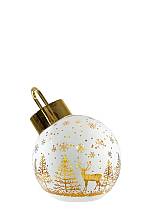 ΓΥΑΛΙΝΗ ΜΠΑΛΑ ΛΕΥΚΗ ΜΕ LED ΚΑΙ ΚΑΠΑΚΙ 12Χ14ΕΚ