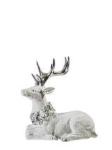 ΧΡΙΣΤΟΥΓΕΝΝΙΑΤΙΚΟΣ ΠΟΛΥΕΣΤΕΡΙΚΟΣ ΤΑΡΑΝΔΟΣ ΚΑΘΙΣΤΟΣ ΛΕΥΚΟ ΑΣΗΜΙ 15Χ10Χ16ΕΚ